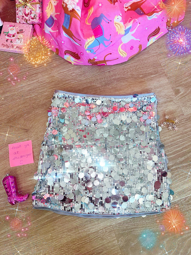 Meet Ya at Midnight Sparkle Skirt